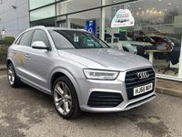 Used Audi Q3 S-line plus 150 HP (110 kW) 2016 Bright silver SUV