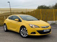 Used Vauxhall Astra GTC SRi 2014 Yellow Hatchback