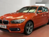 Used BMW 116 Sport Line 116 HP (85 kW) 2016 Orange Hatchback
