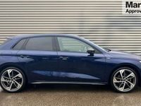 Used Audi A3 Black Edition 150 HP (110 kW) 2023 Blue Sedan