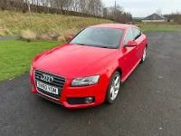 Used Audi A5 S-Line 141 HP (103 kW) 2010 Red Coupe