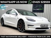 Used Tesla Model 3 Performance 461 kW (627 HP) 2020 White Sedan