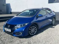Used Honda Civic SE 2015 Blue Hatchback