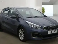 Used Kia Ceed 136 HP (100 kW) 2017 Blue Hatchback