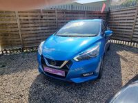 Used Nissan Micra Acenta 90 HP (66 kW) 2018 Blue Hatchback