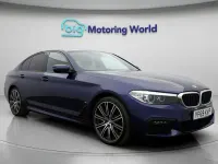 Used BMW 530e M Sport 252 HP (185 kW) 2019 Blue Sedan