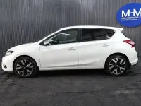 Used Nissan Pulsar Tekna 110 HP (80 kW) 2017 White Hatchback
