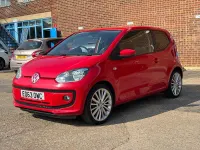 Used VW up! high up! 60 HP (44 kW) 2013 Red Hatchback