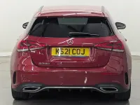 Used Mercedes A200 AMG line 163 HP (119 kW) 2021 Red Hatchback