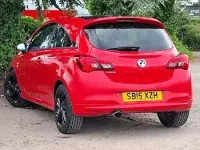 Used Vauxhall Corsa Edition 90 HP (66 kW) 2015 Red Hatchback