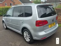 Used VW Touran SE 105 HP (77 kW) 2014 Silver MPV