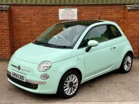 Used Fiat 500 Lounge 69 HP (50 kW) 2014 Green Hatchback