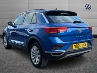 Used VW T-Roc SE 115 HP (84 kW) 2020 Blue SUV