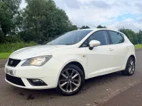 Used Seat Ibiza I-Tech 105 HP (77 kW) 2014 White Hatchback