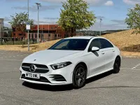 Used Mercedes A250 AMG line 2020 White Sedan