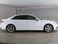 Used Audi A4 S-Line 150 HP (110 kW) 2018 White Sedan