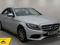 Begagnad Mercedes C220 SE 2016 Silver Sedan