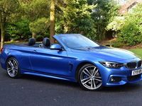 Usado BMW 420 M Sport 190 HP (139 kW) 2019 Azul Cabrios