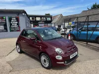 Used Fiat 500 Lounge 69 HP (50 kW) 2016 Red Hatchback