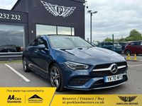 Used Mercedes CLA200 AMG line 163 HP (119 kW) 2020 Blue Coupe