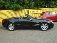 Used Mercedes SL350 245 HP (180 kW) 2004 Black Cabriolet