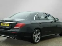 Begagnad Mercedes E350 AMG line 2018 Svart Sedan