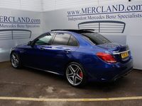 used Mercedes C63S AMG C-Class 2016 16 MERCEDES BENZAMG PREMIUM V8 BI-TURBO 4.0 PETROL BLUE NIGHT P