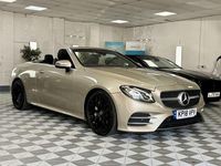 Used Mercedes E220 AMG line 2018 Silver Cabriolet