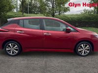 Used Nissan Leaf Acenta 110 kW (150 HP) 2021 Red Hatchback