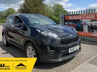 Used Kia Sportage 115 HP (84 kW) 2017 Black SUV