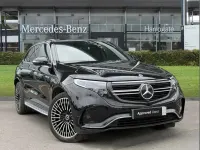 Used Mercedes EQC400 AMG Line Premium 300 kW (408 HP) 2022 Black SUV