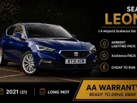 Used Seat Leon XCELLENCE 2021 Blue Hatchback