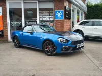 Used Abarth 124 Spider 170 HP (125 kW) 2016 Blue Cabriolet