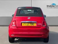 Used Fiat 500 Lounge 68 HP (50 kW) 2021 Red Cabriolet
