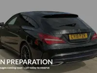 Used Mercedes CLA220 AMG line 170 HP (125 kW) 2019 Black Coupe