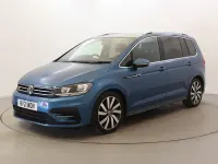 Usado VW Touran R-line 150 CV (110 kW) 2021 Azul Monovolumen