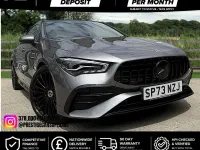 Used Mercedes CLA220 AMG line 190 HP (139 kW) 2023 Grey Coupe
