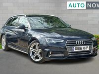 Used Audi A4 S-Line 187 HP (137 kW) 2016 Blue Estate