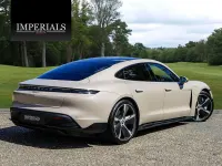 Used Porsche Taycan Performance Package 300 kW (408 HP) 2022 Beige Sedan