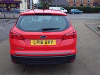 Used Ford Focus Zetec 2016 Red Estate