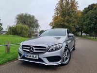 Used Mercedes C220 AMG line 168 HP (123 kW) 2014 Silver Sedan