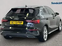 Used Audi A3 S-Line 110 HP (80 kW) 2024 Black Hatchback