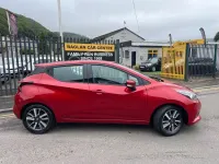 Used Nissan Micra Acenta 90 HP (66 kW) 2017 Red Hatchback