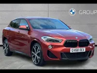 Used BMW X2 M Sport 189 HP (139 kW) 2018 Orange SUV