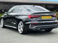 Used Audi A3 S-Line 150 HP (110 kW) 2024 Black Sedan