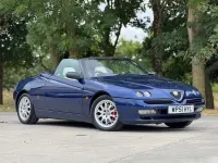 Used Alfa Romeo Spider 218 HP (160 kW) 2001 Blue Cabriolet