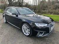 Used Audi A4 S-Line 190 HP (139 kW) 2019 Black Estate