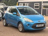 Used Ford Ka Zetec 69 HP (50 kW) 2011 Blue Hatchback