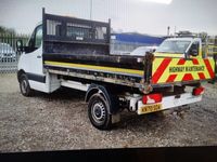 used Mercedes Sprinter 3.5t SINGLE Cab TIPPER NO VAT 50000 MILES