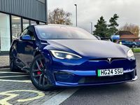 Used Tesla Model S Plaid 759 kW (1033 HP) 2024 Blue Hatchback